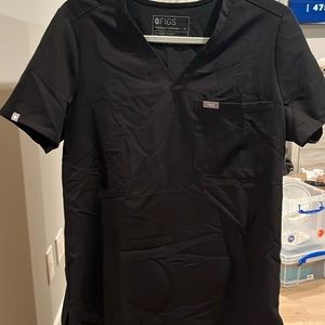 Figs Catarina scrub top Black Size M